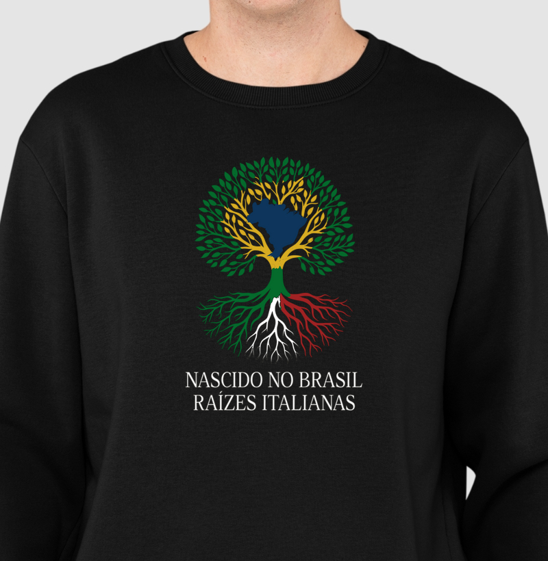 Nascido no Brasil. Raízes Italianas.