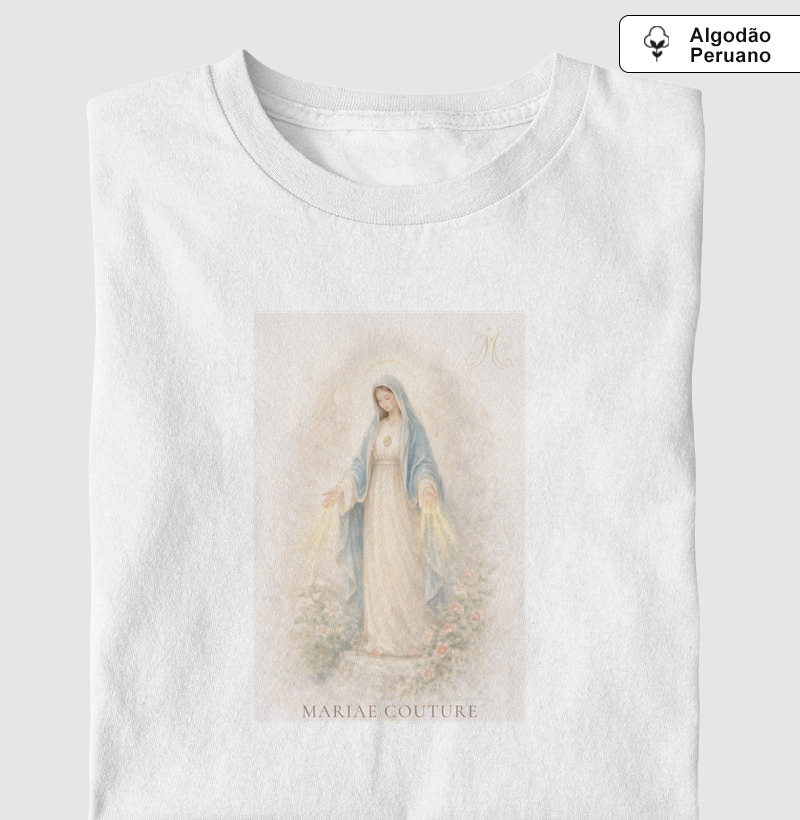 Nossa Senhora das Graças - algodão peruano