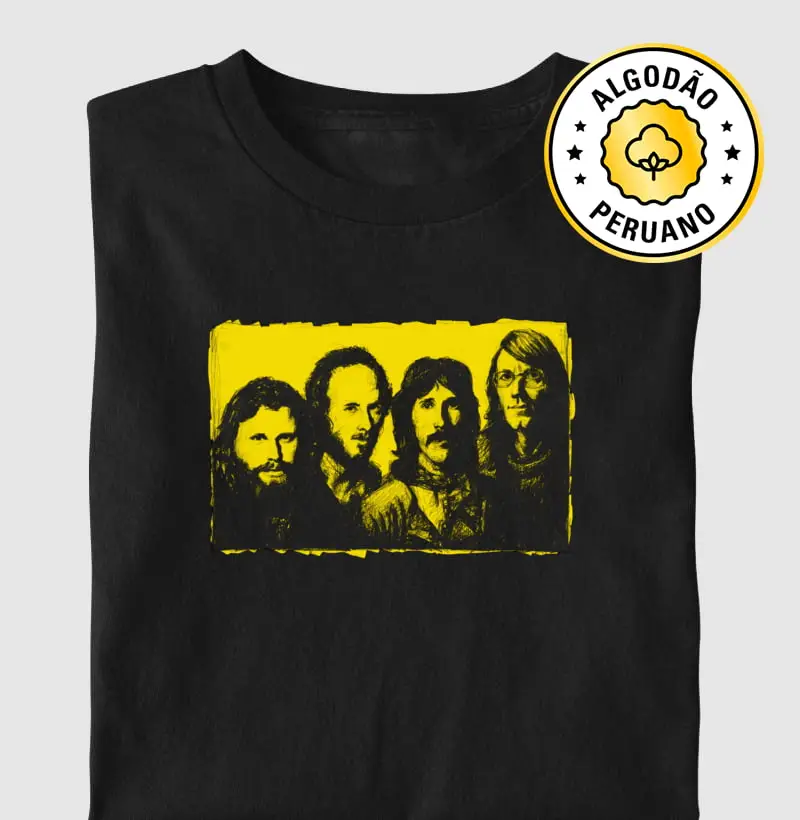 The Doors - L.A. Woman Art - Camiseta Algodão Peruano