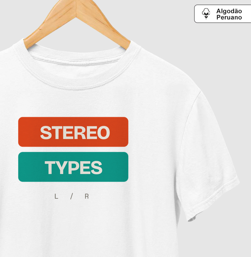 STEREO TYPES · Bandas L/R · Traço Escuro
