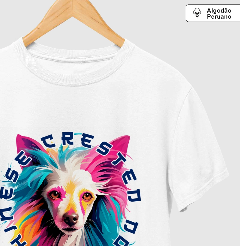 Cão de Crista Chinês Ai Colorida