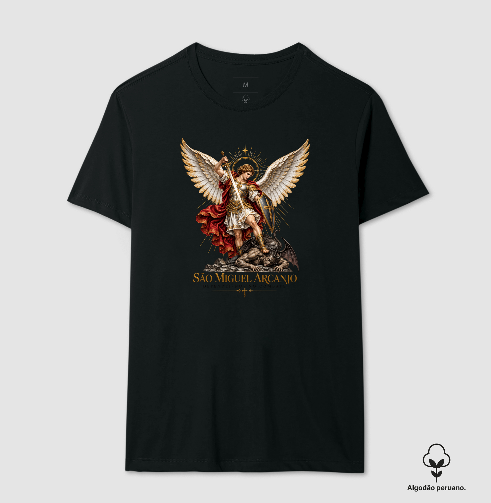 São Miguel Arcanjo - Camiseta Algodão Peruano