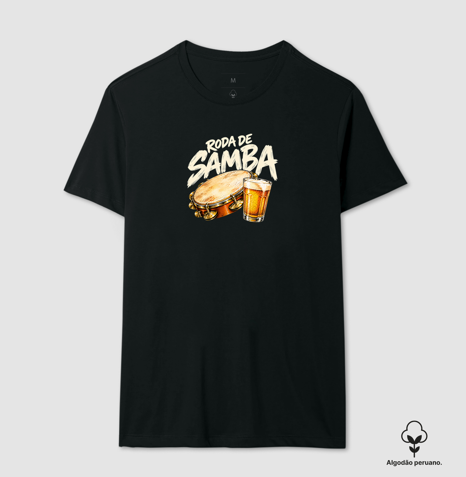 Roda de Samba - Camiseta Algodão Peruano