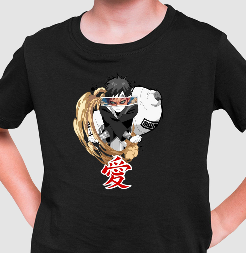 Camiseta Infantil Gaara