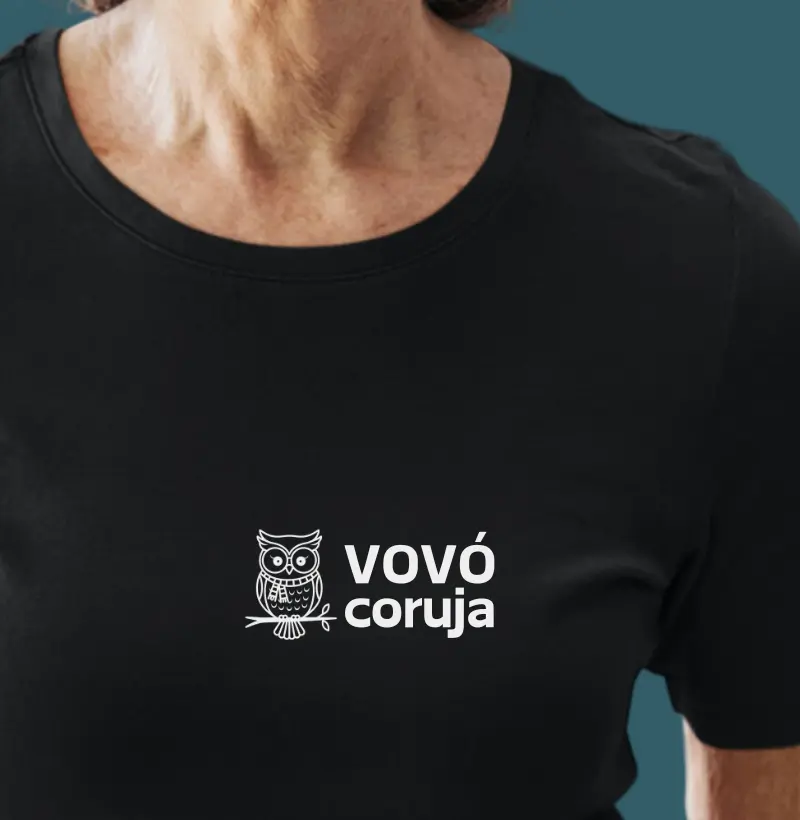 Vovó coruja (minimalista)