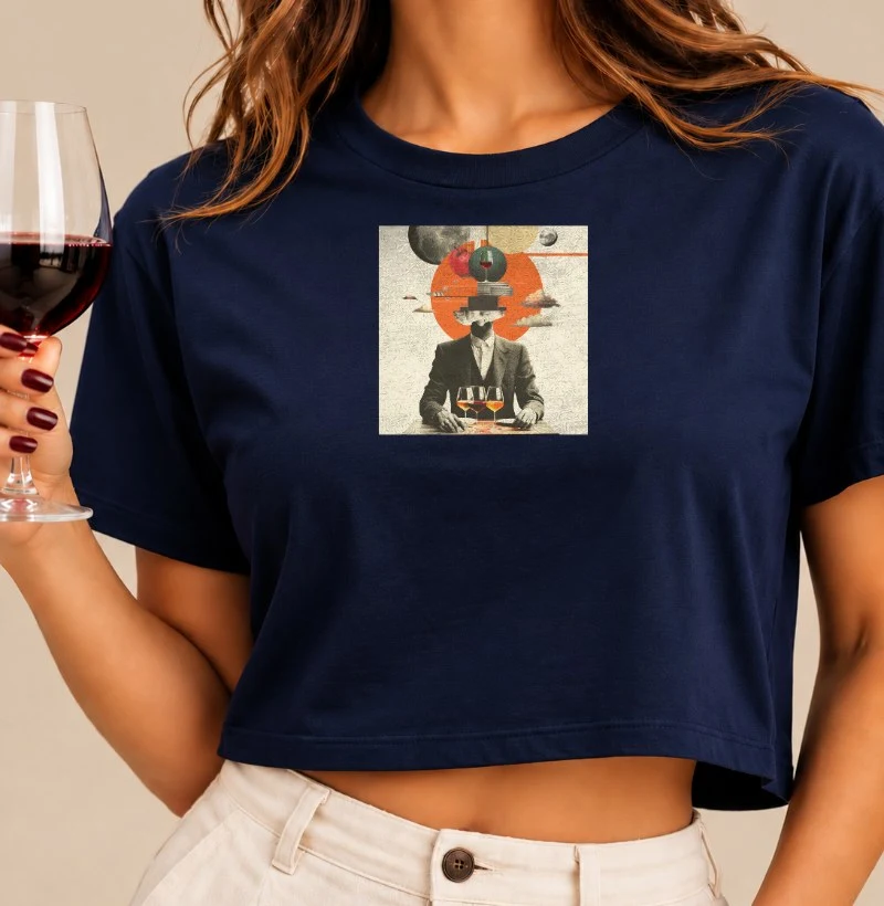 Camiseta Universo do Vinho - Cropped