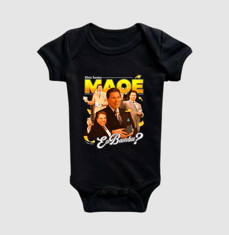 Silvio Santos - Maoê! - Body Infantil