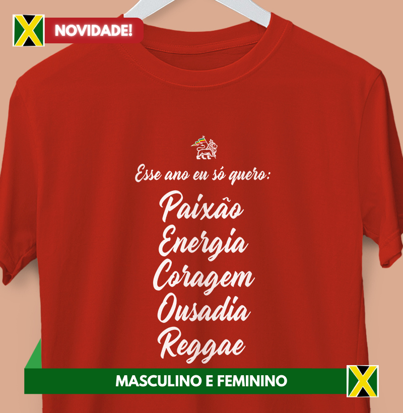 Camiseta Réveillon (vermelha)
