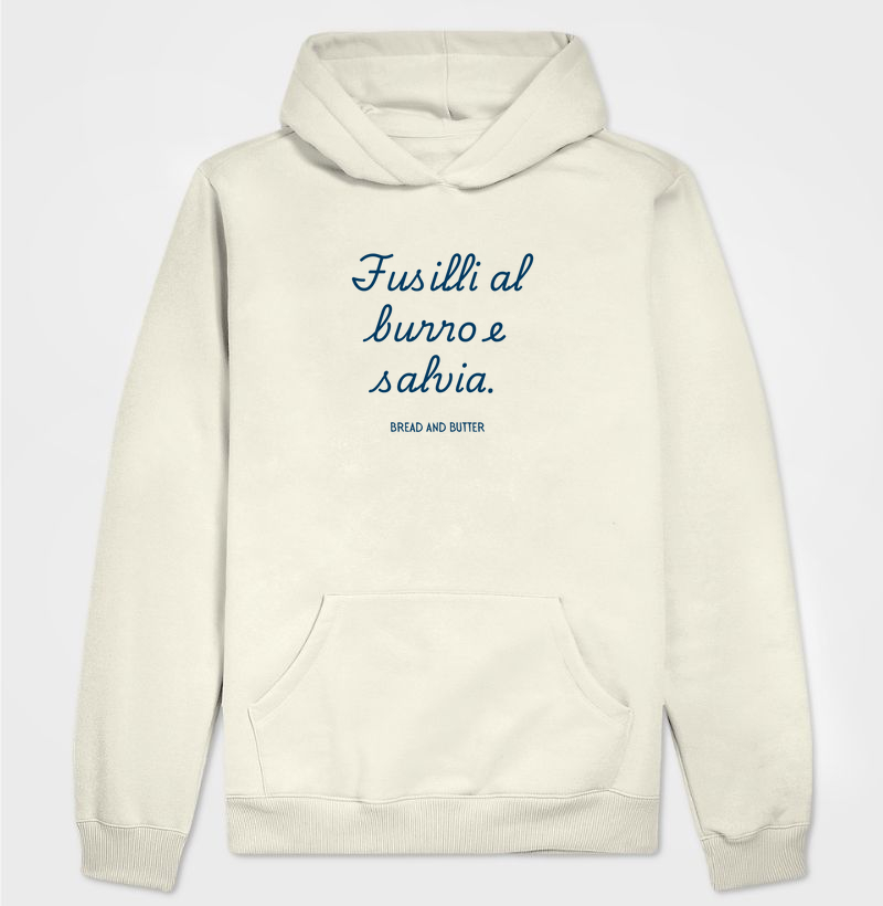 Moletom Capuz Fusilli Al Burro