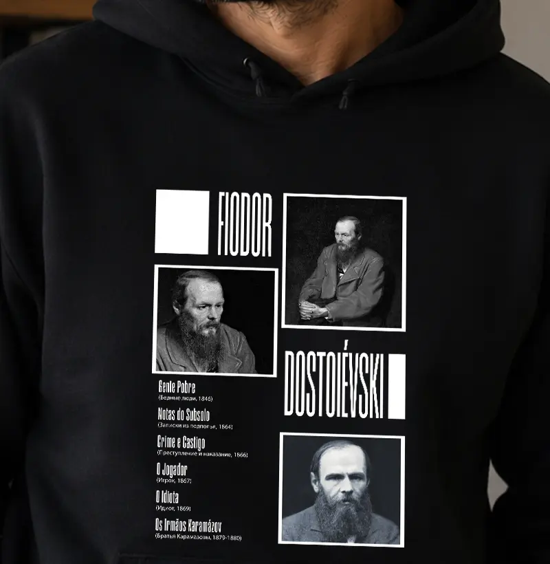 Camiseta - Dostoiévski Livros