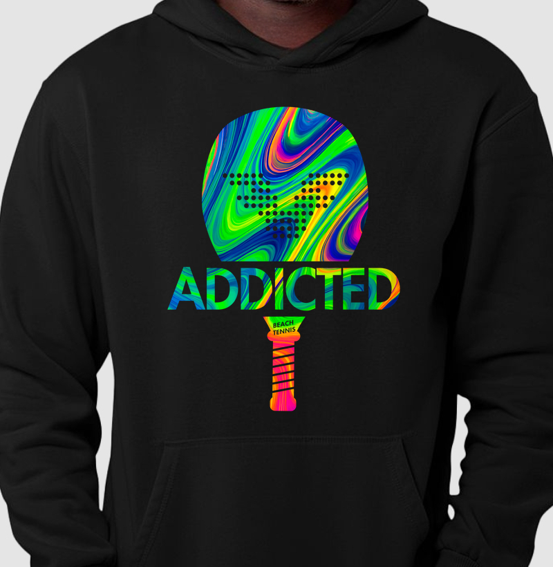 Moletom Hoddie Beach Tennis Addicted 