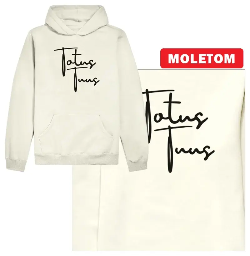 Totus Tuus Minimalista - Moletom Capuz