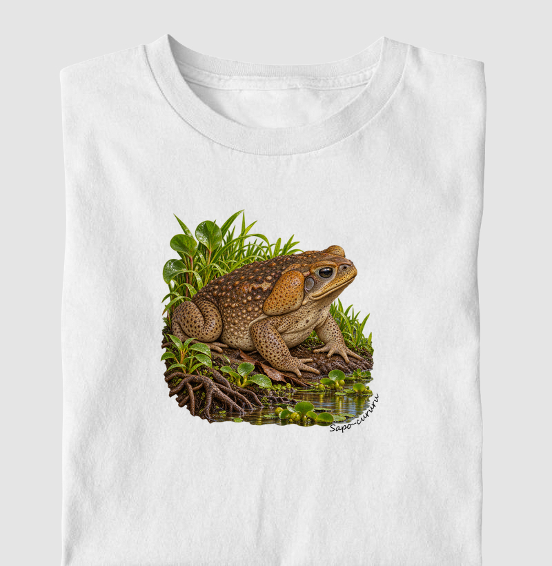 Sapo-cururu - Coleção Fauna Brasileira - Camiseta