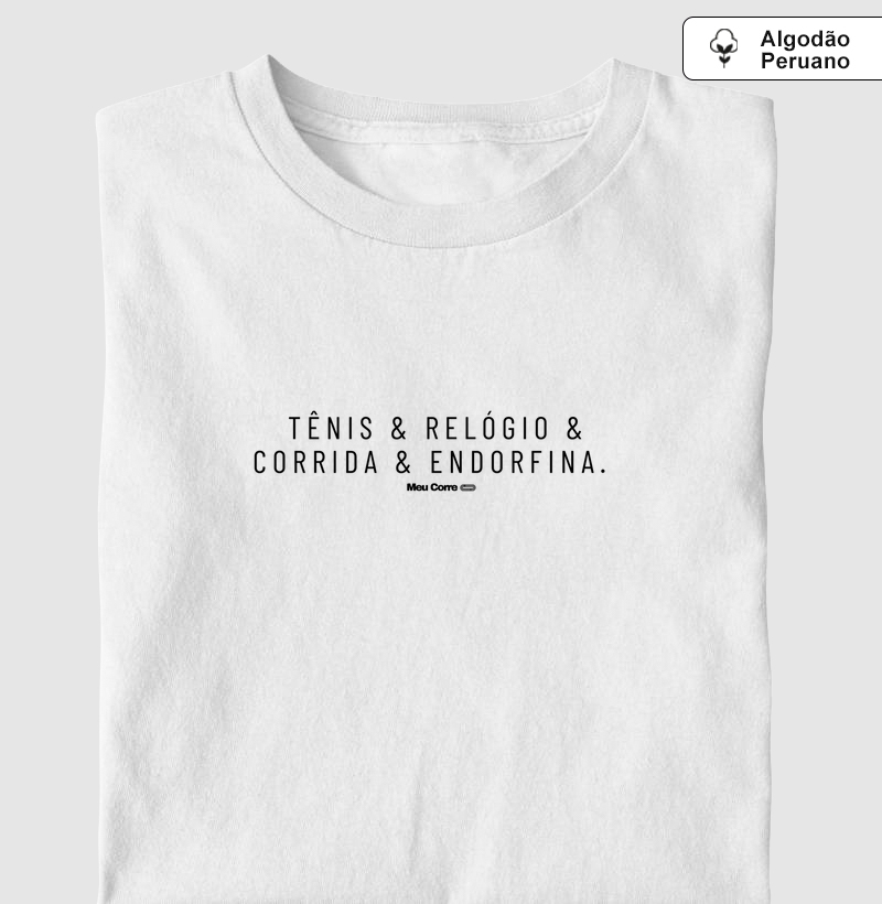 TÊNIS & RELÓGIO & CORRIDA & ENDORFINA