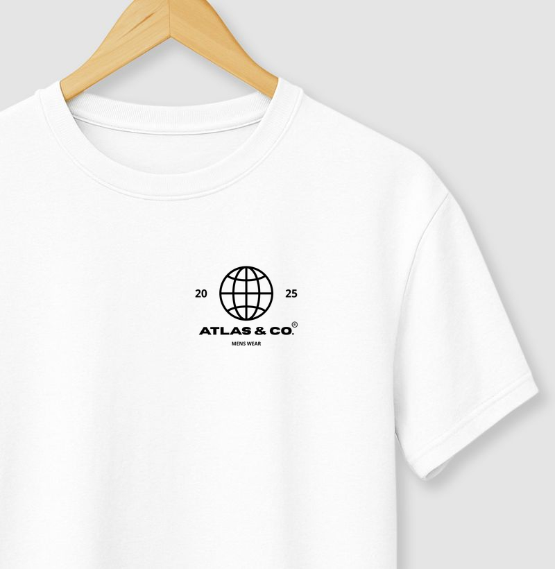 Atlas Globe Tee - White Edition