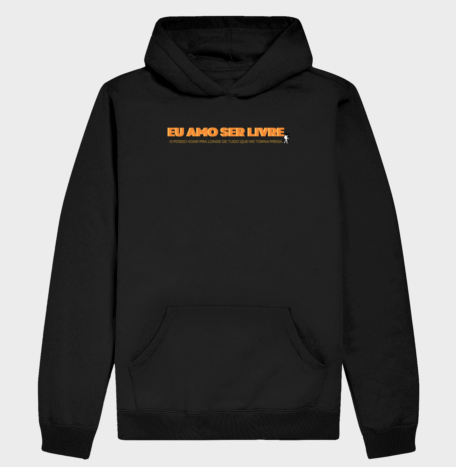 Camiseta Eu Amo Ser Livre – Posso Voar Pra Longe de Tudo Que Me Torna Presa