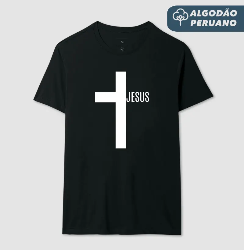 Cruz Jesus - Estampa Branca