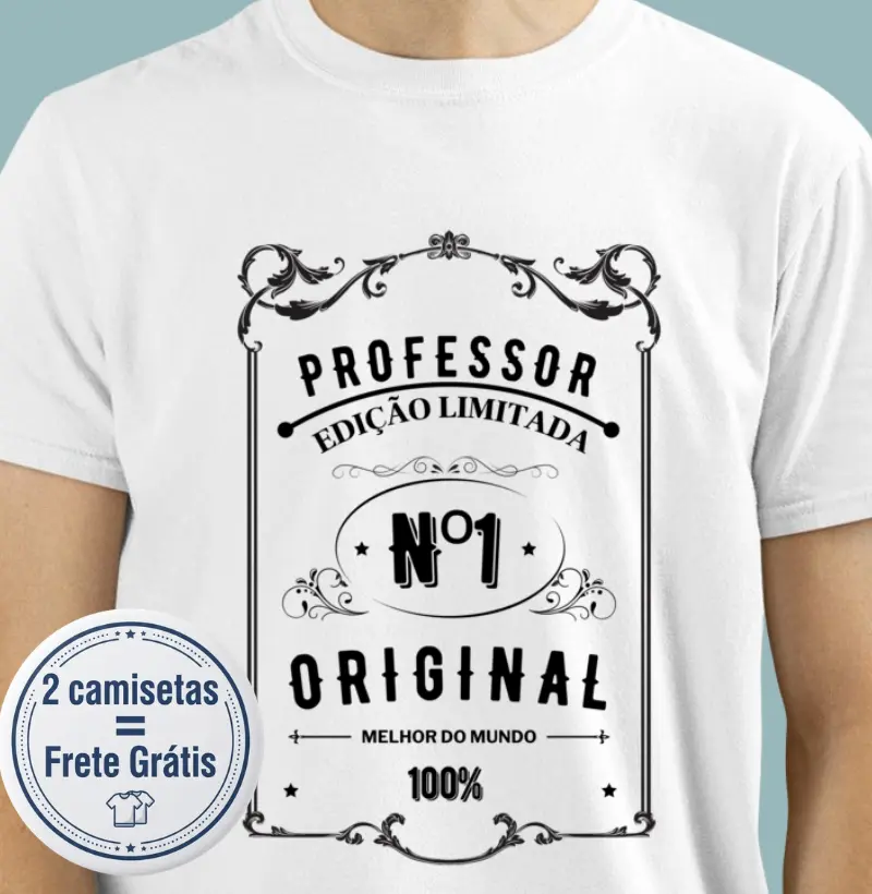 Camiseta Premium Professor/Pedagogo
