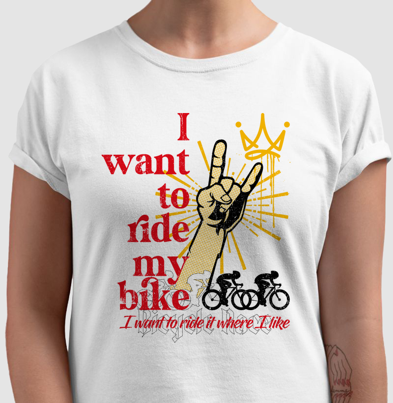I want to ride my bike