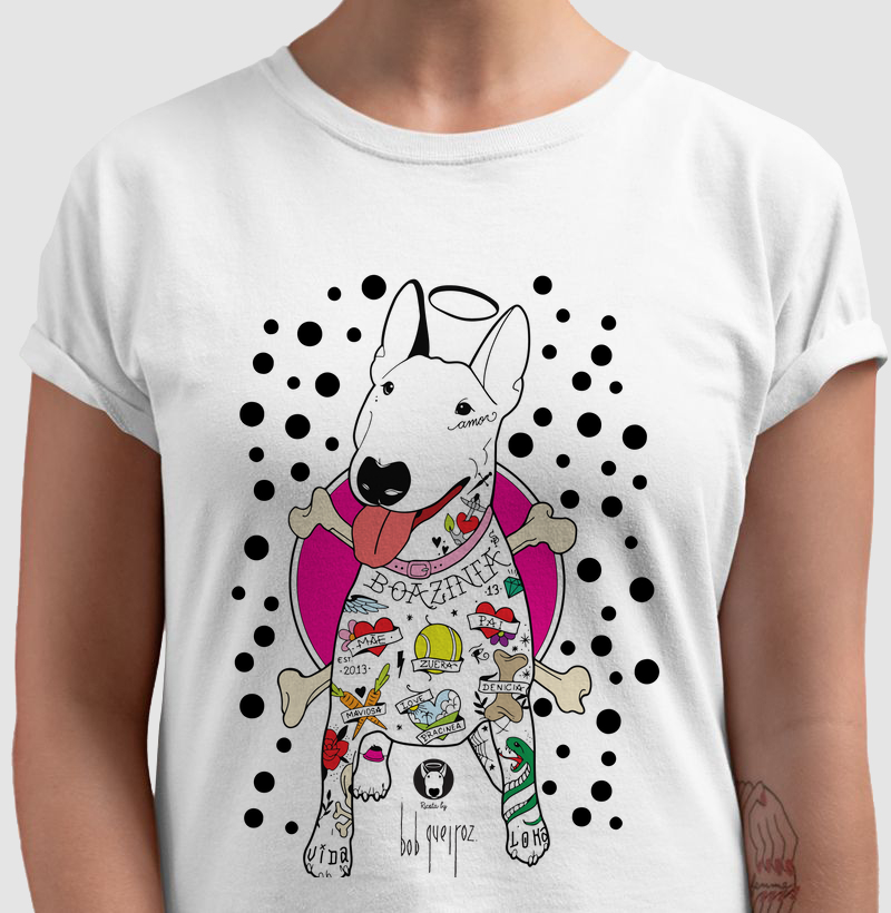 Camiseta Tattoo bolinhas