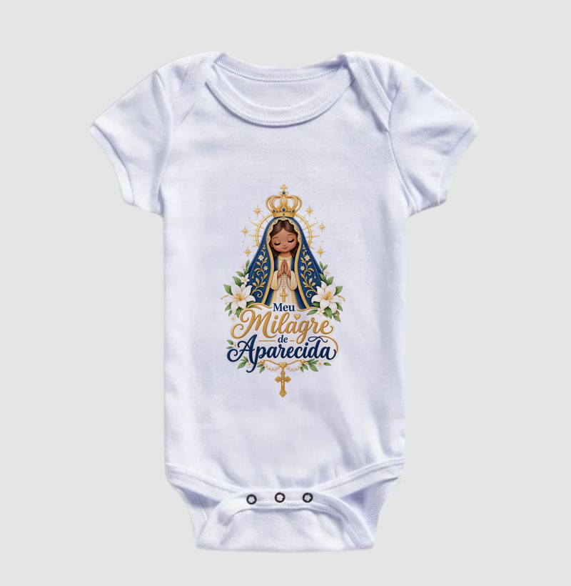 Meu Milagre de Aparecida - Body Infantil