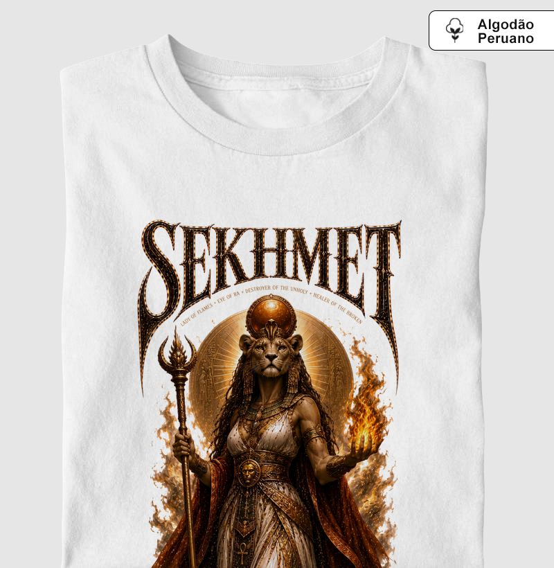 Sekhmet Festival - Camiseta Algodão Peruano