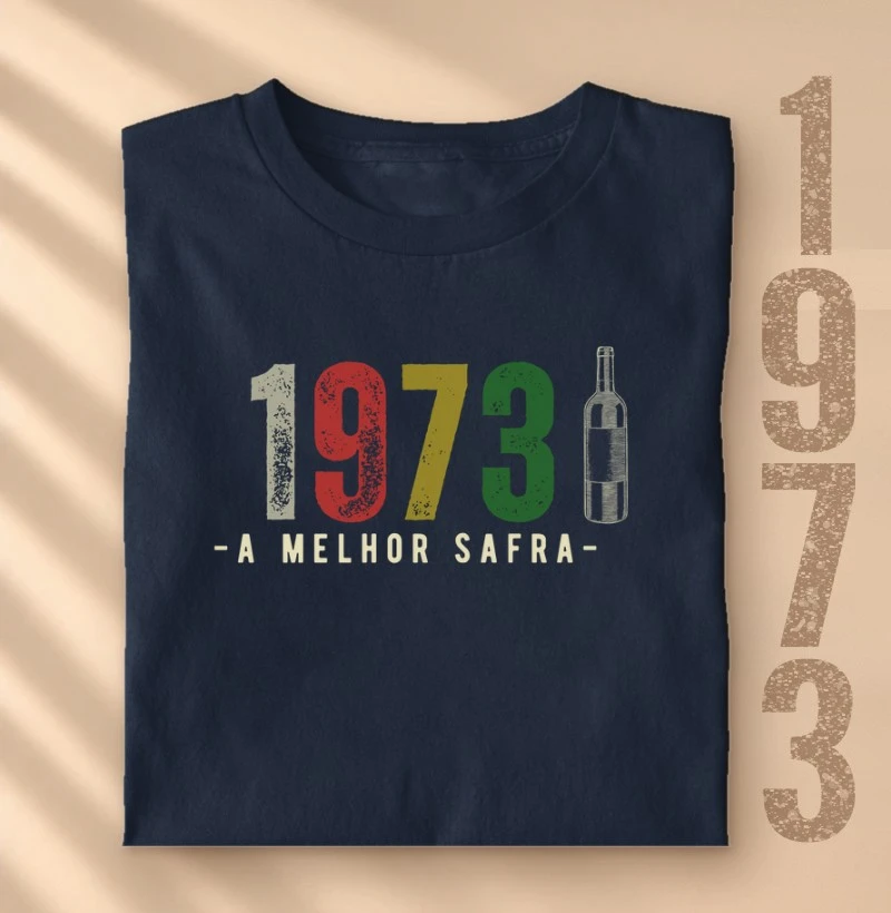 Camiseta Vinho - A Melhor Safra 1973