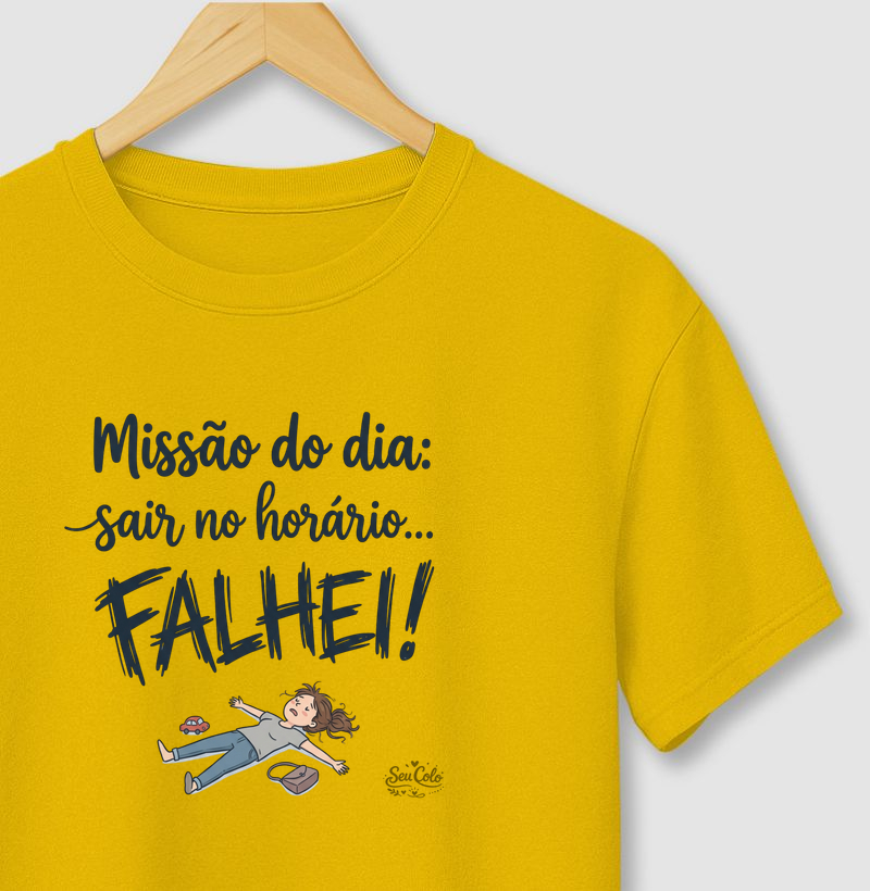 Falhei na missão.