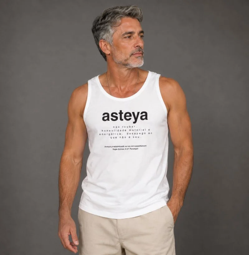 Camiseta Regata Asteya - Yoga Sūtras de Patañjali