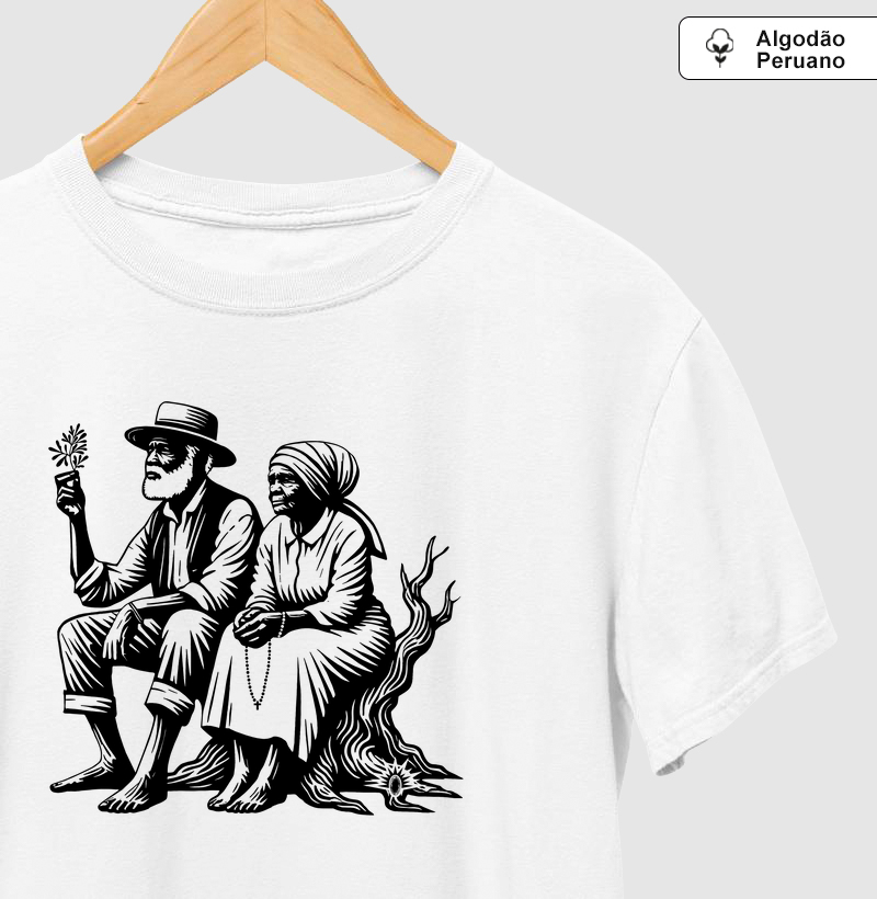 Casal Pretos Velhos - Algodão Peruano