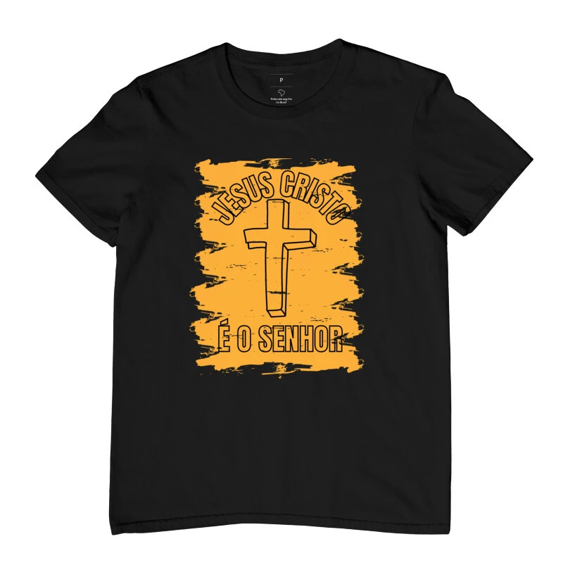 Masculina Jesus Cristo é o Senhor Cores