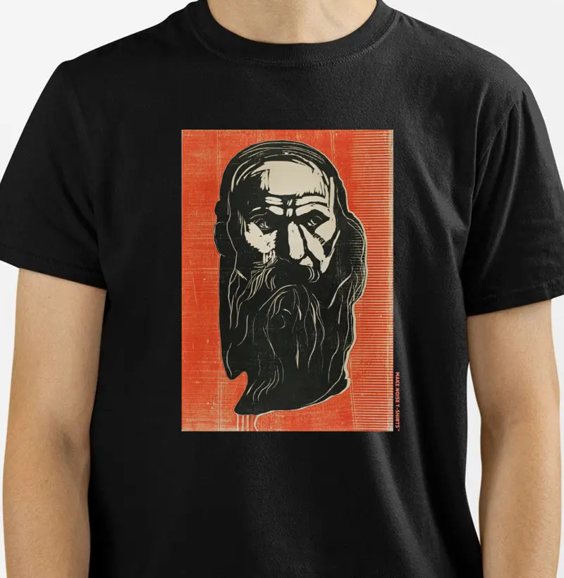 HEAD OF AN OLD MAN WITH BEARD (1902) de Edvard Munch 