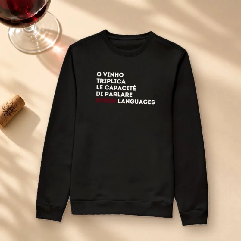 Moletom O Vinho Triplica  - Suéter Moletom