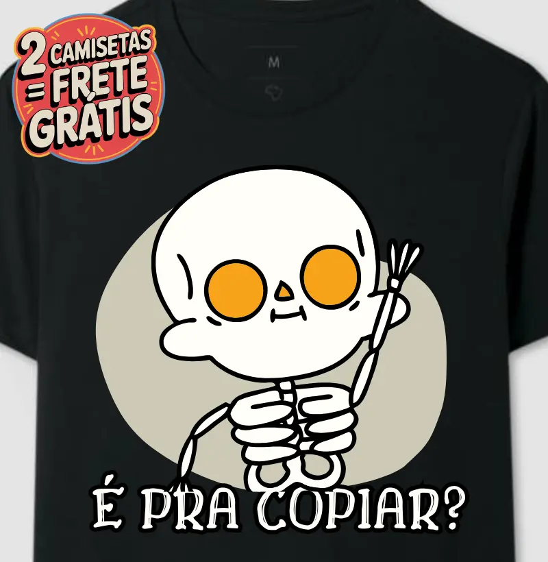 Camiseta É pra copiar