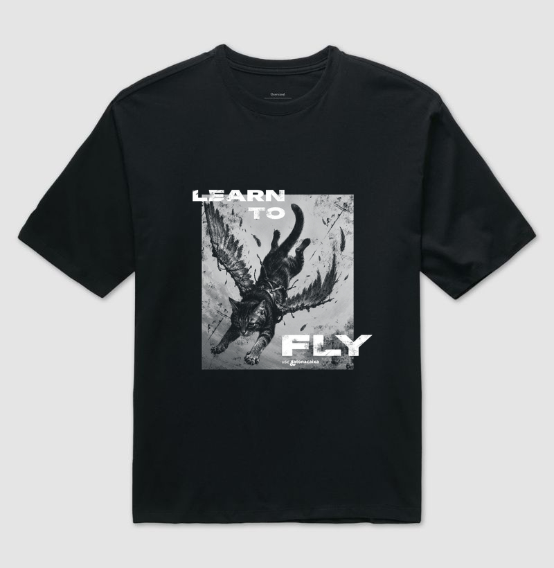 Learn to Fly - Camiseta Oversized