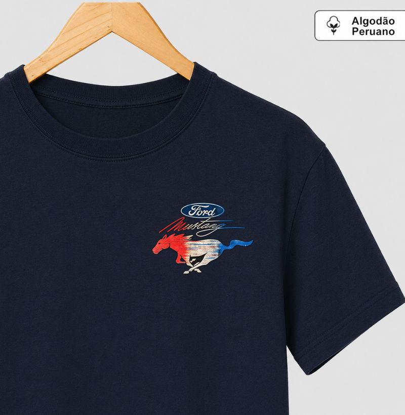 Mustang Horse - Camiseta Algodão Peruano