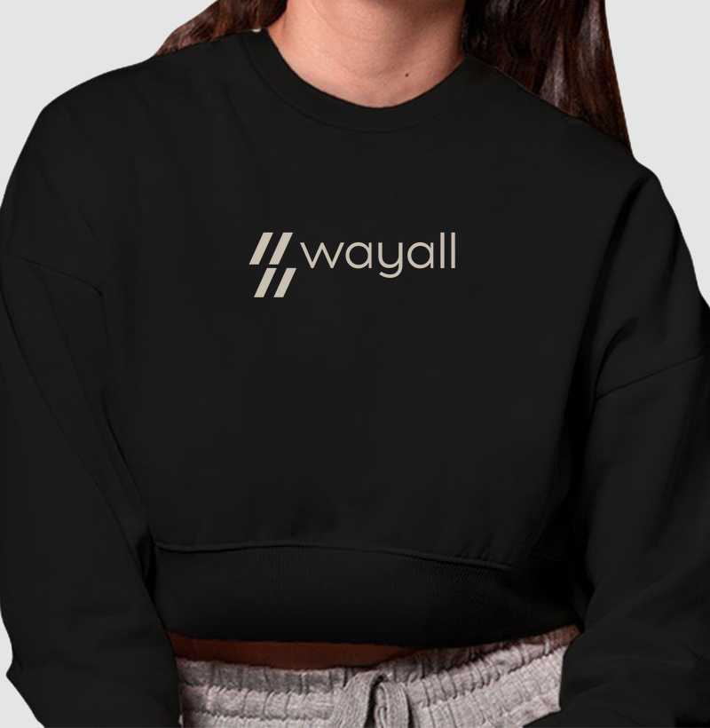 Cropped Moletom WayAll
