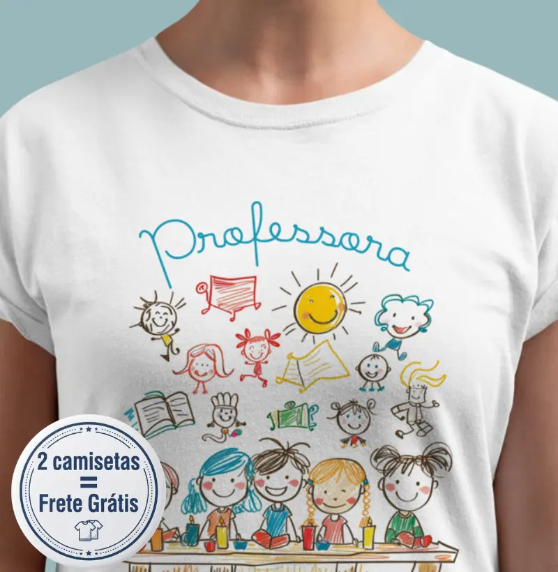 Camiseta Premium Educação Infantil 