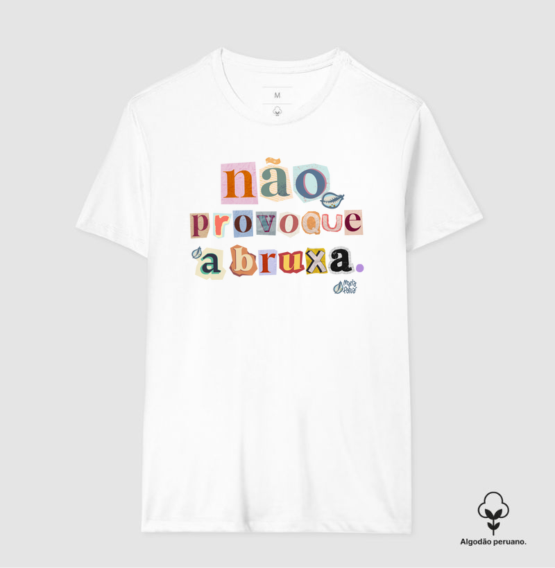 Algodão Peruano Não Provoque a Bruxa Maria Patuá