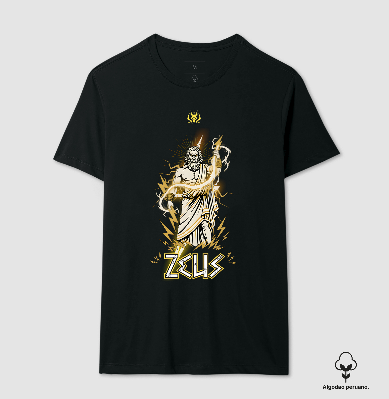 Camiseta Algodão Peruano - Zeus (Edição 12 Deuses Olimpianos)