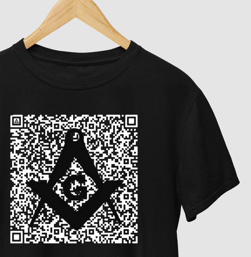 Camiseta QR Bode 1 - Mr. GADU - Preta