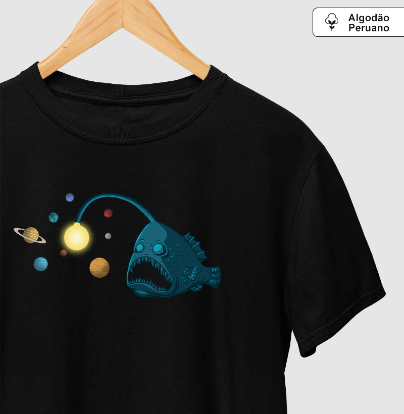 Camiseta Algodão Peruano Armadilha Espacial - Camiseta Algodão Peruano