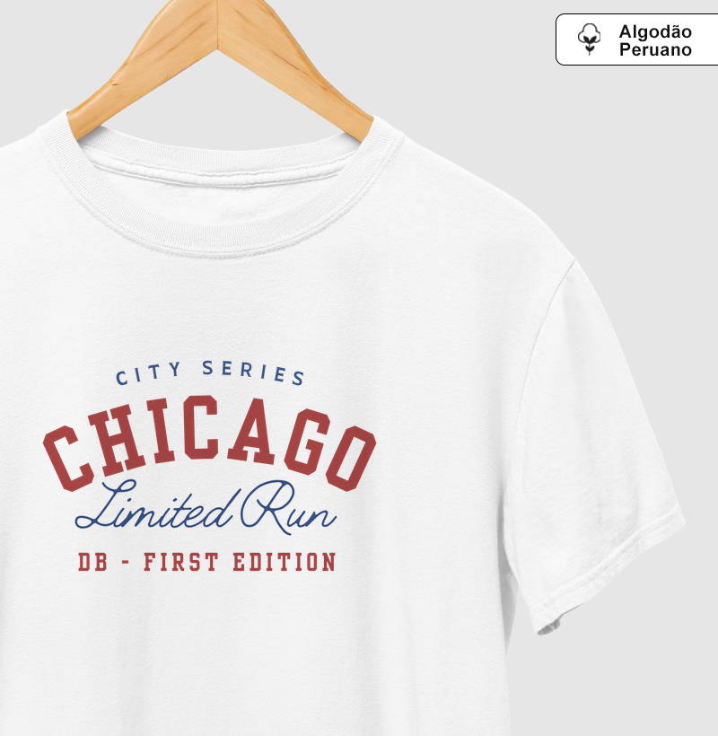 Camiseta Algodão Peruano Chicago City Series