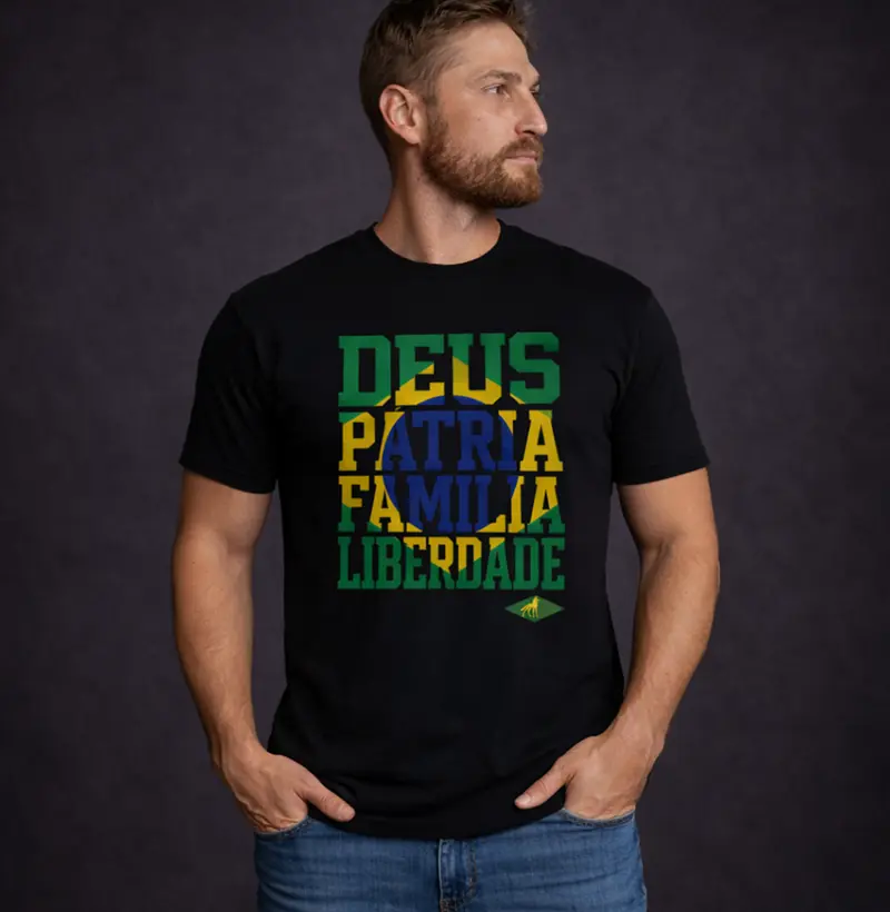 Camiseta Deus Pátria Família Liberdade — Filhos da Pátria