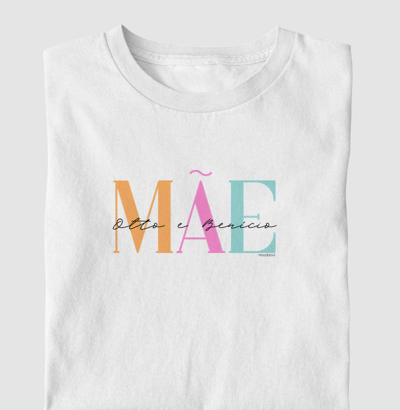 Mãe - filhos Otto e Benício 