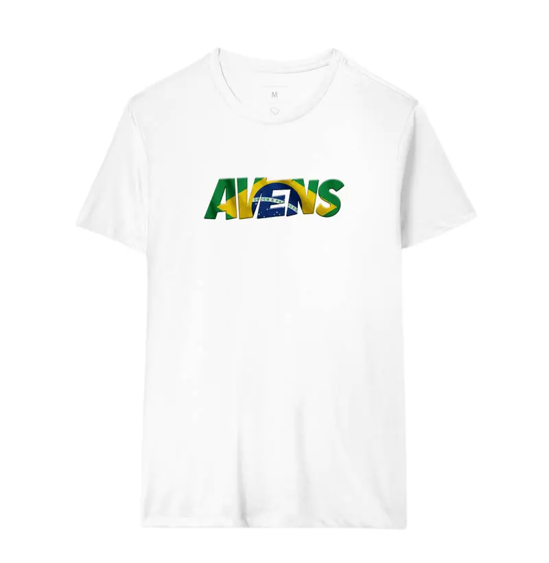 Camiseta AVENS Brasil — Estampa Bandeira