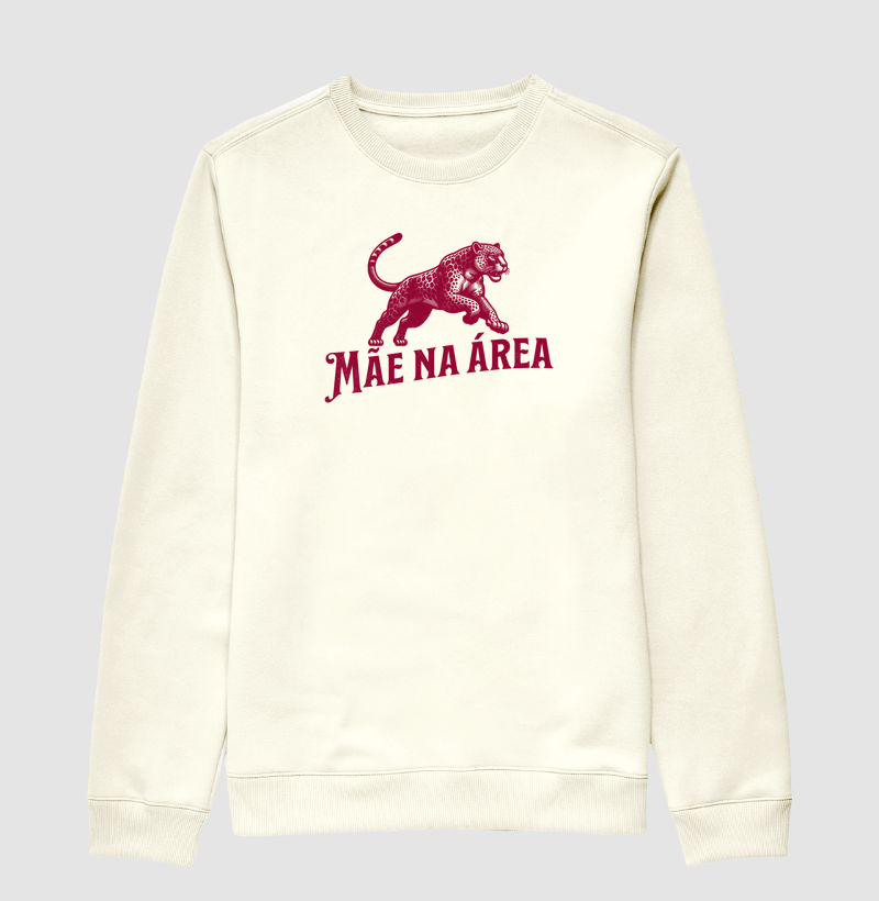 Mãe na área - ilustração vinho