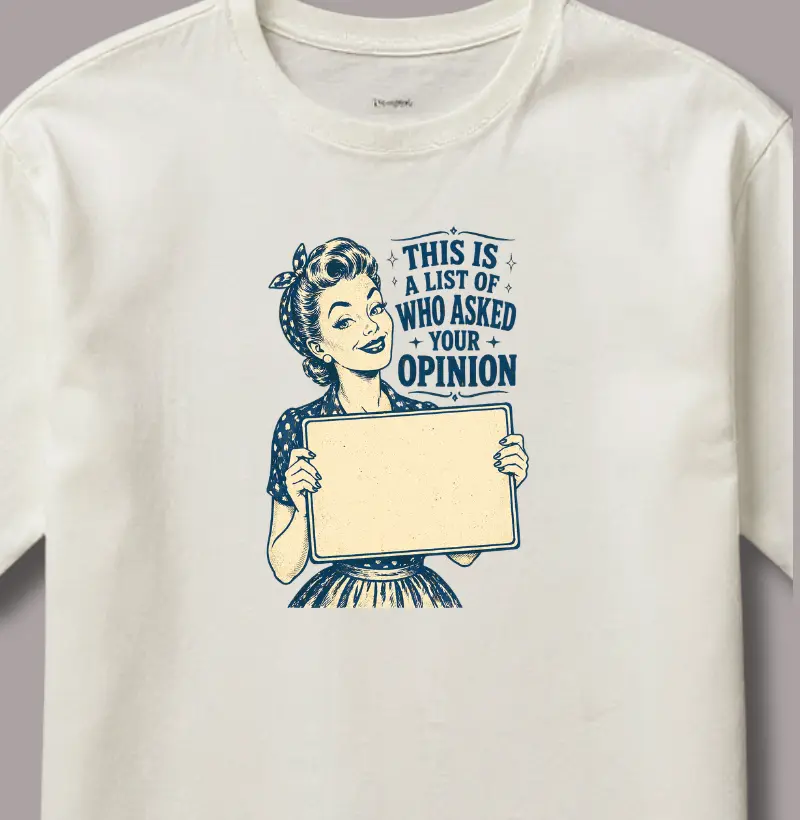 This is a List of Who Asked Your Opinion