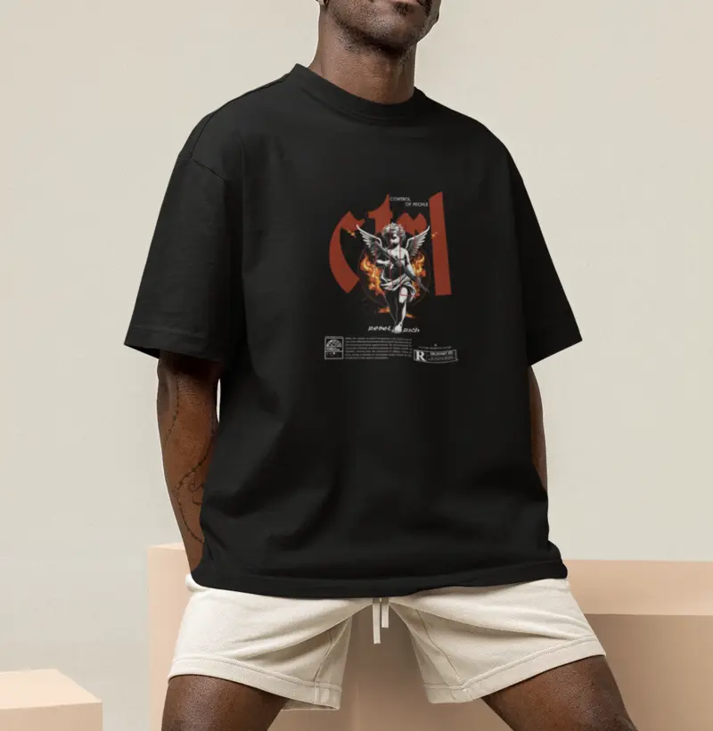 Ctrl Oversized Preta