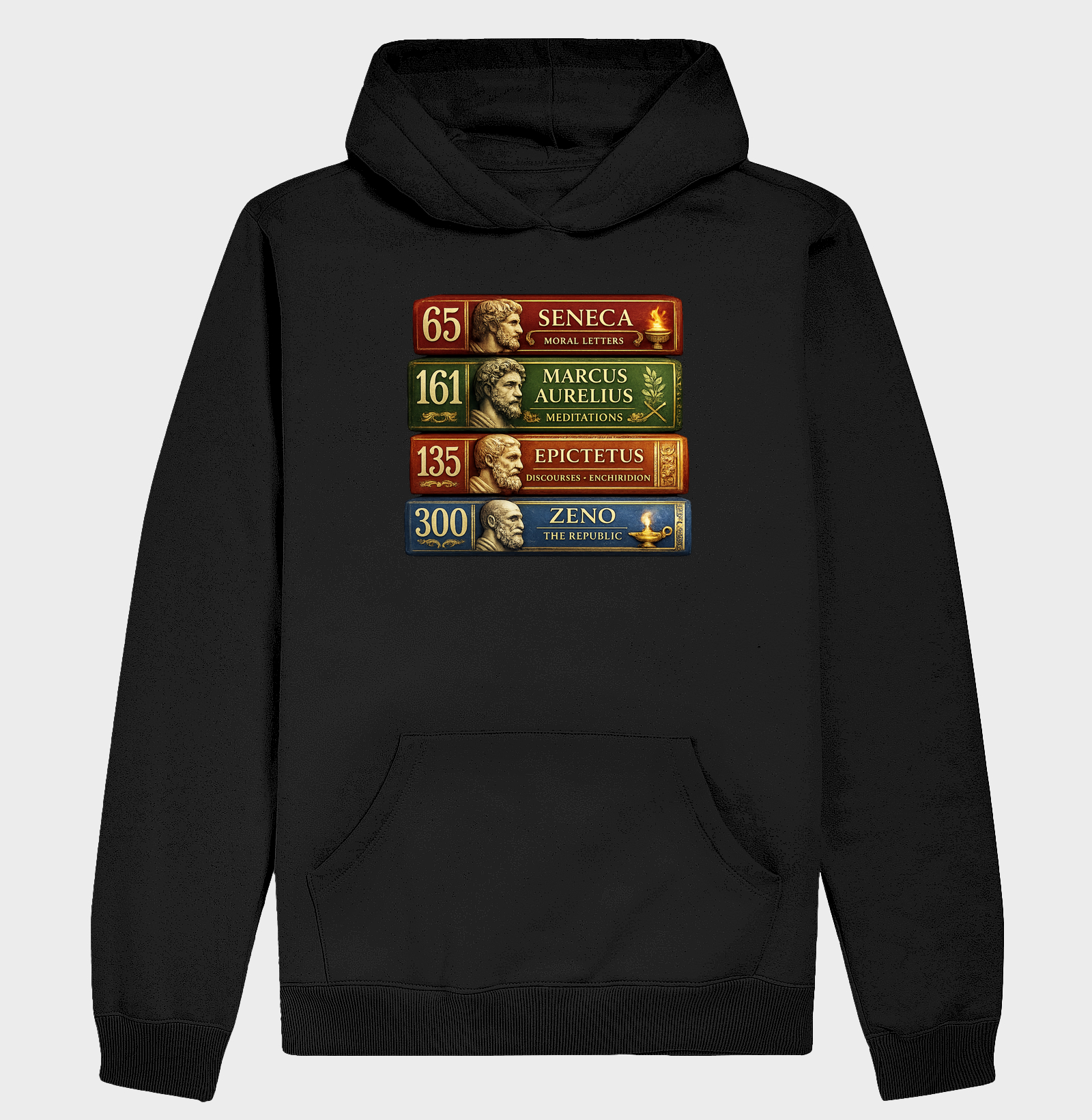 Camiseta Estoicismo "Stoic Library"